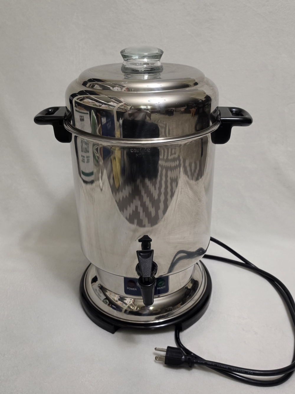 Electric Coffee Urn with Dispensing Spigot - Silver